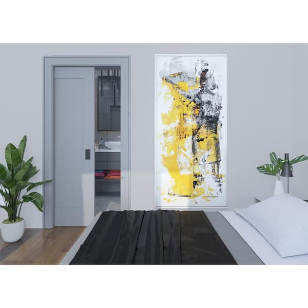 24 in. x 80 in. Single Panel Solid Core Composite Primed Smooth Texture Interior Door Slab