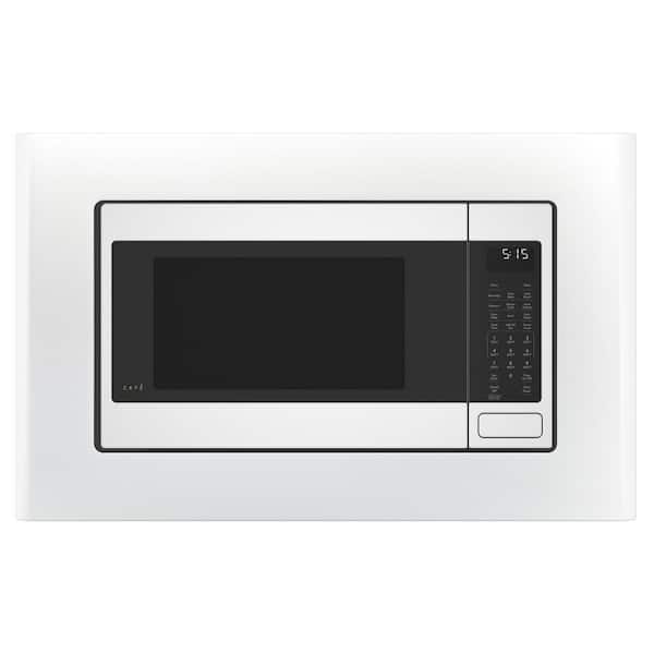 Microwave Optional 30 in. Built-In Trim Kit in Matte White, Fingerprint Resistant