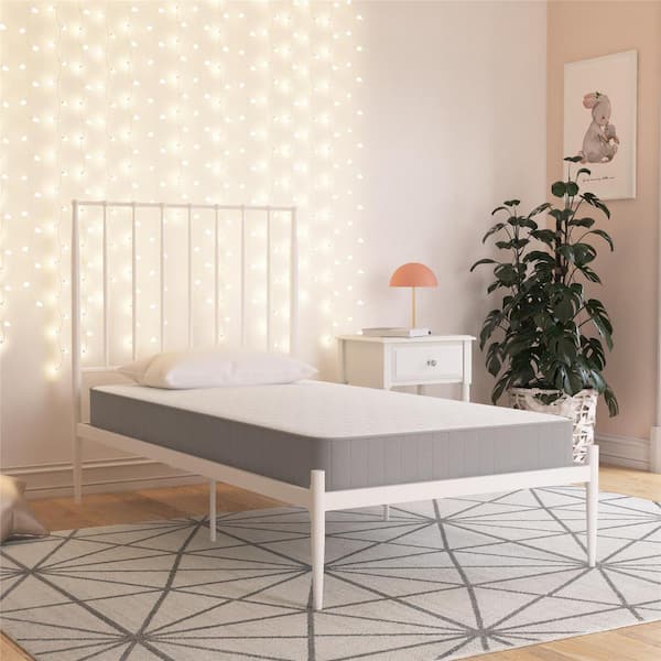 Little Seeds Moonglow 6 in. Reversible Bonnell Coil Mattress, Twin