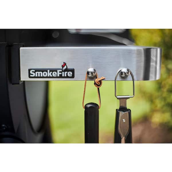 SmokeFire EX6 Wood Fired Pellet Smart Grill in Black (2nd Gen)