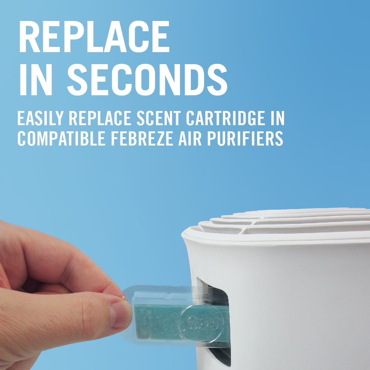 Febreze Air Purifier Linen Scent Refill Cartridge, 2 Pack, FRF102L