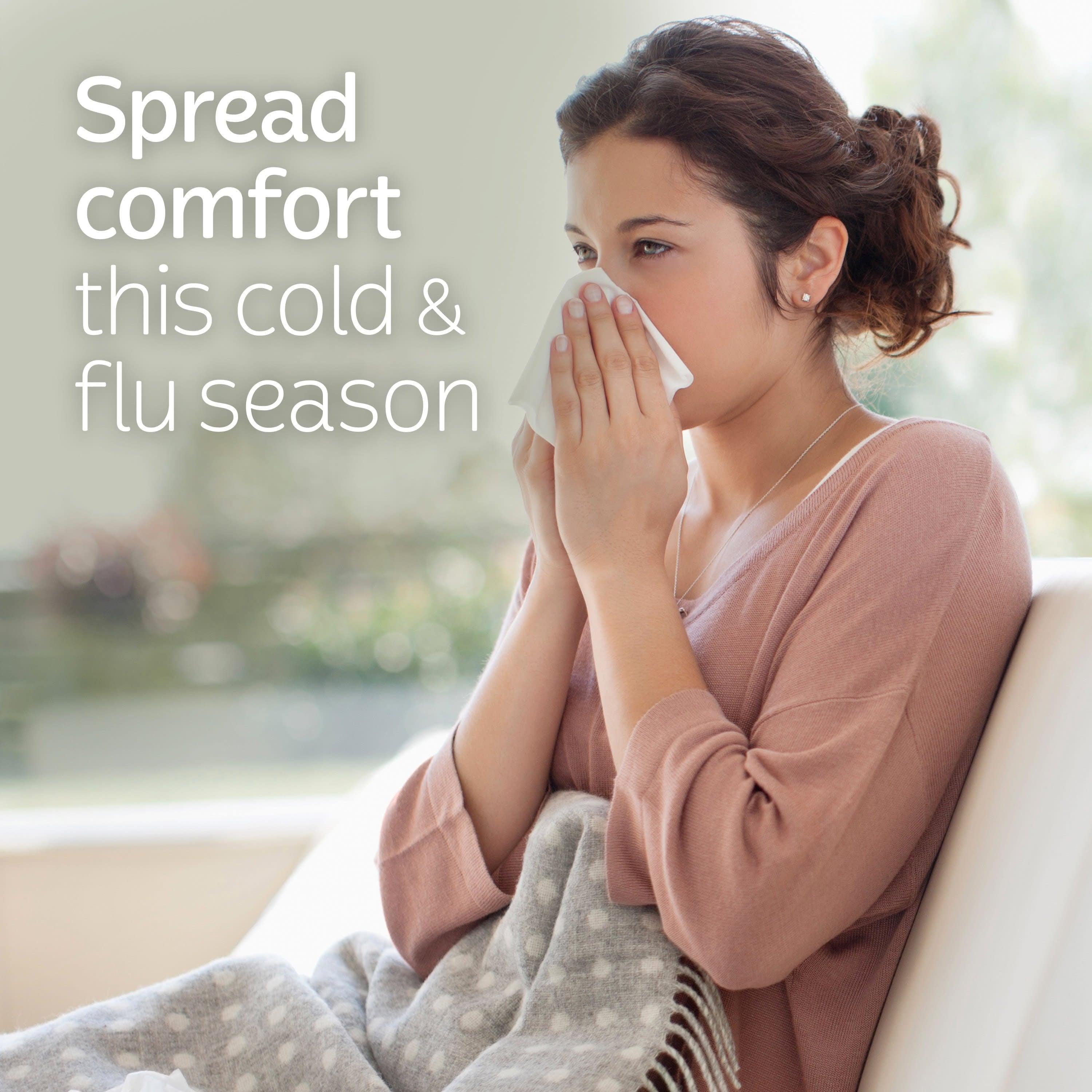 Kleenex Ultra Soft Facial Tissues, 4 Flat Boxes, 120 White Tissues per Box, 3-Ply