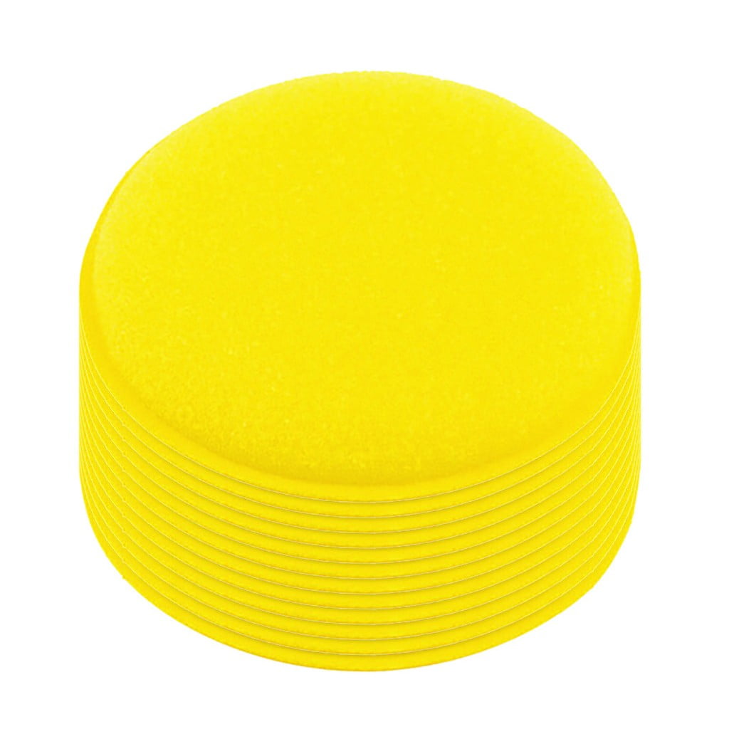 Pompotops Car Polishing Pad Wax Applicator Sponge Kit For Car Cleaning Household Polishing