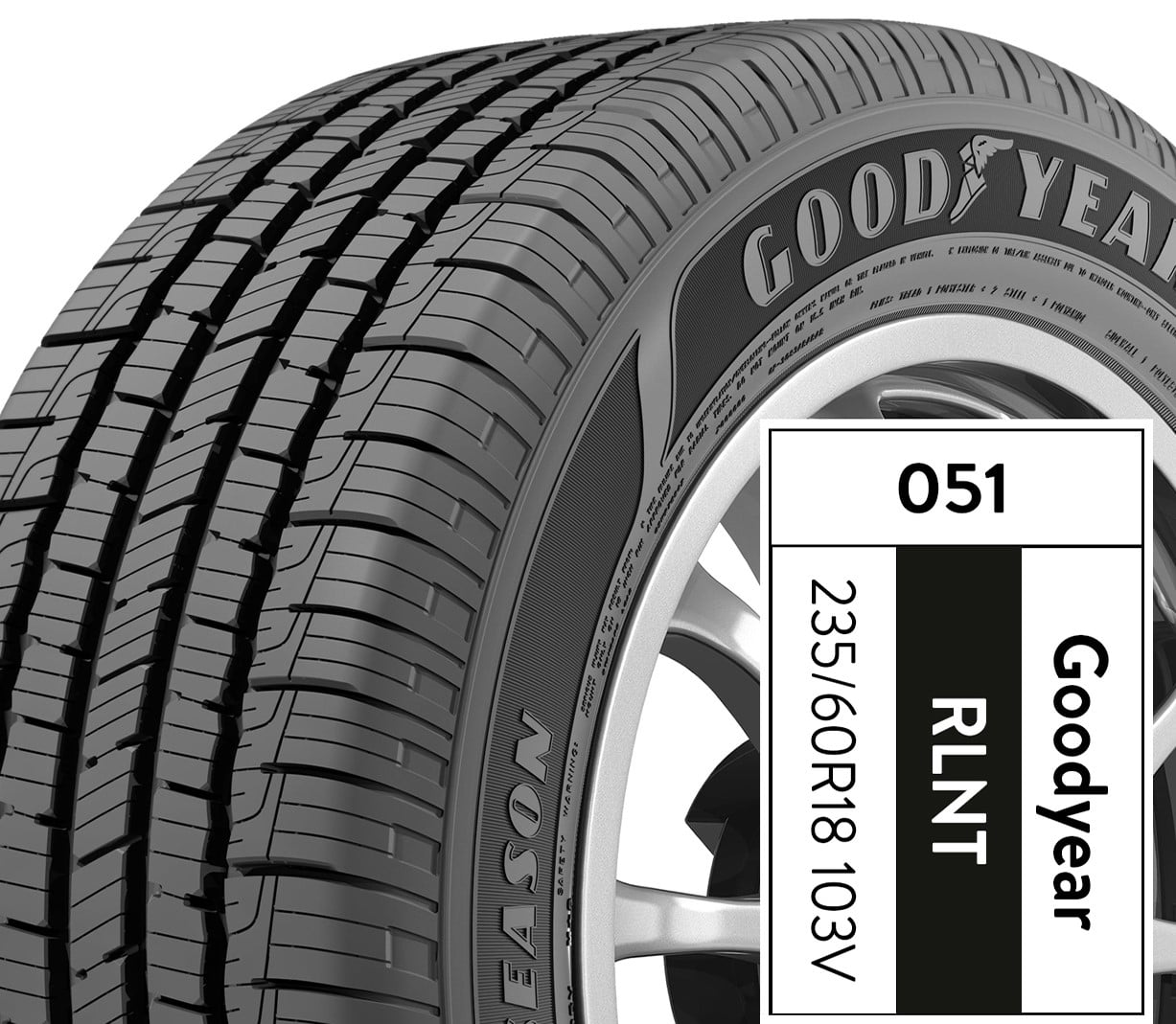 Goodyear Reliant All-Season 235/60R18 103V All-Season Passenger Car Tire