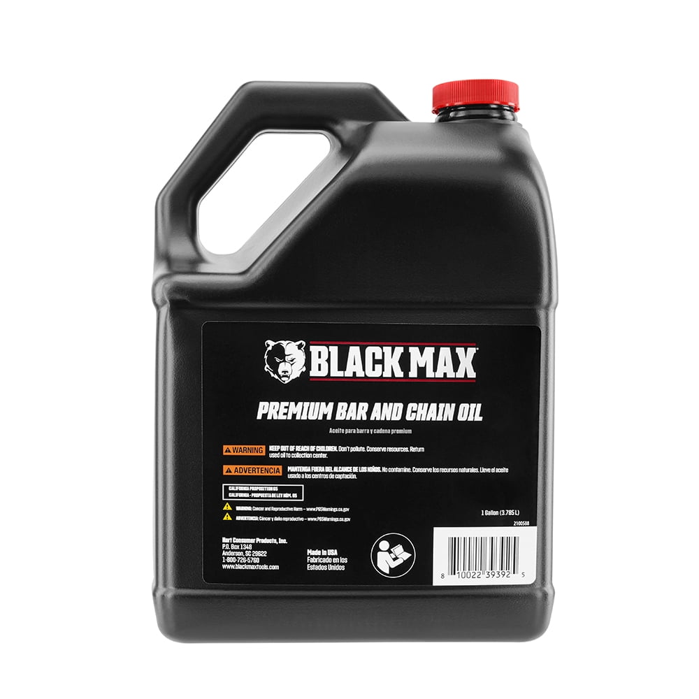 Black Max 1-Gallon Bar and Chain Oil (128oz/3.785 Liters)