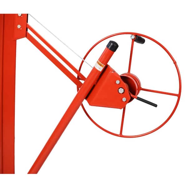 Drywall Lift Panel 13 ft. Lift Drywall Panel Hoist Jack Lifter in Red