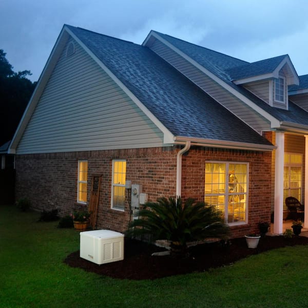 PowerPact 7,500-Watt Air-Cooled Whole House Generator with 50-Amp Transfer Switch