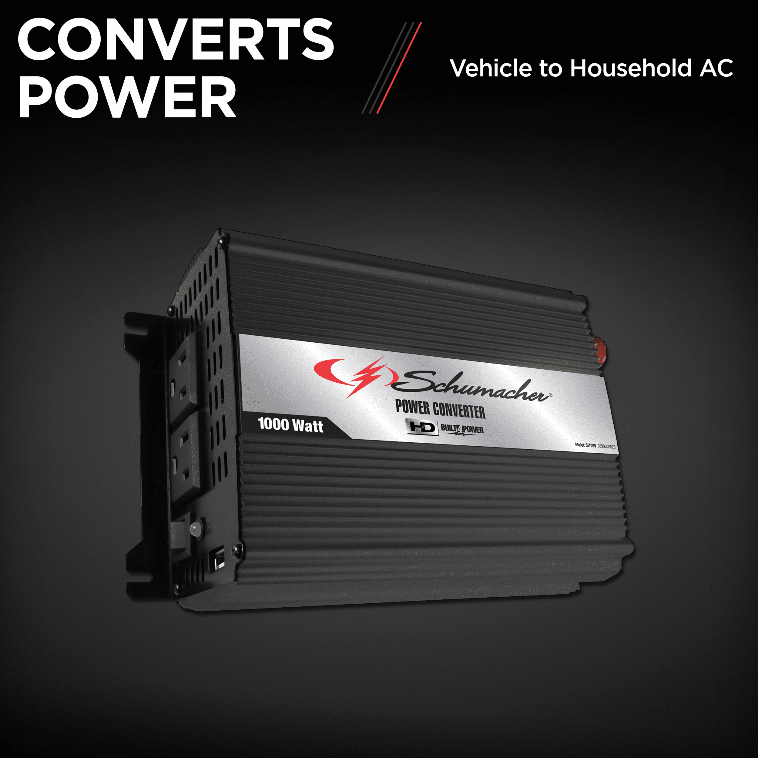 Schumacher Electric 1000 Watt / 2000 Peak Watt Power Converter