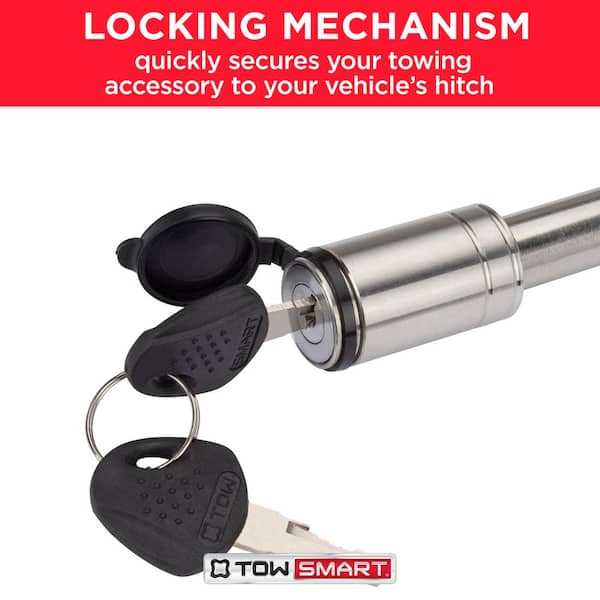 2.75 in. Stainless Barrel Style Receiver Hitch Pin Lock with Sleeve