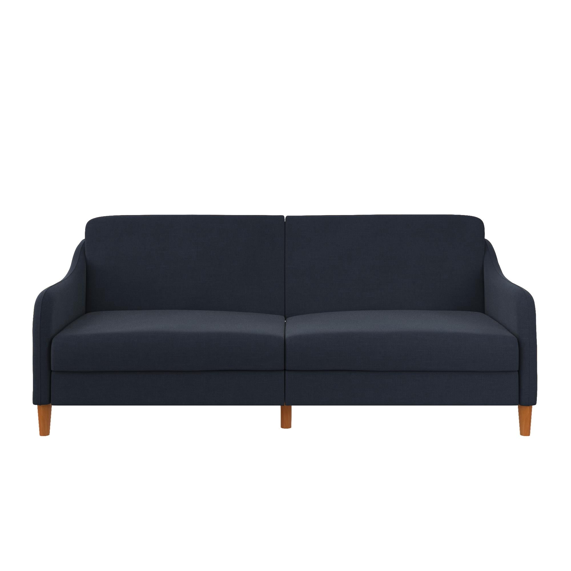 DHP Jasper Coil Futon, Navy Linen