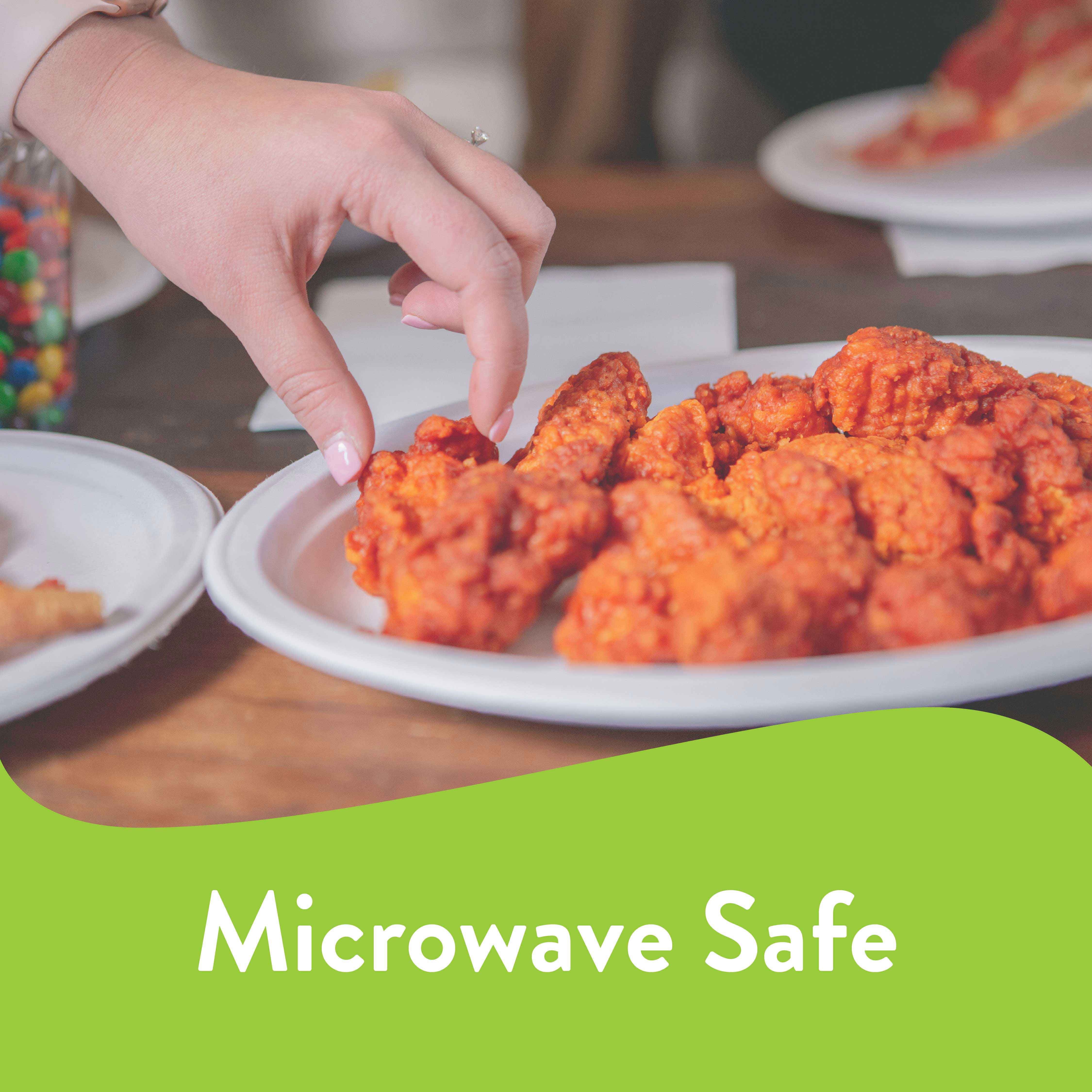 Chinet Classic® Premium Dinner Paper Plates,  White, 10 3/8”, 40 Count