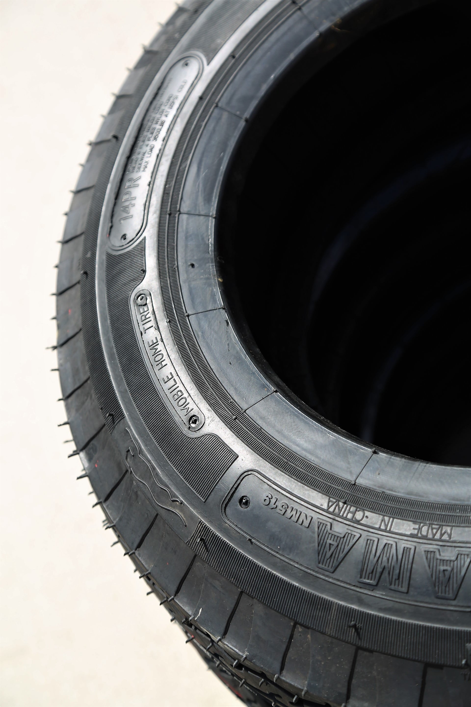 Set of 4 (FOUR) Nama NM519 ST 8-14.5 Load G (14 Ply) Heavy Duty Mobile Home Trailer Tires