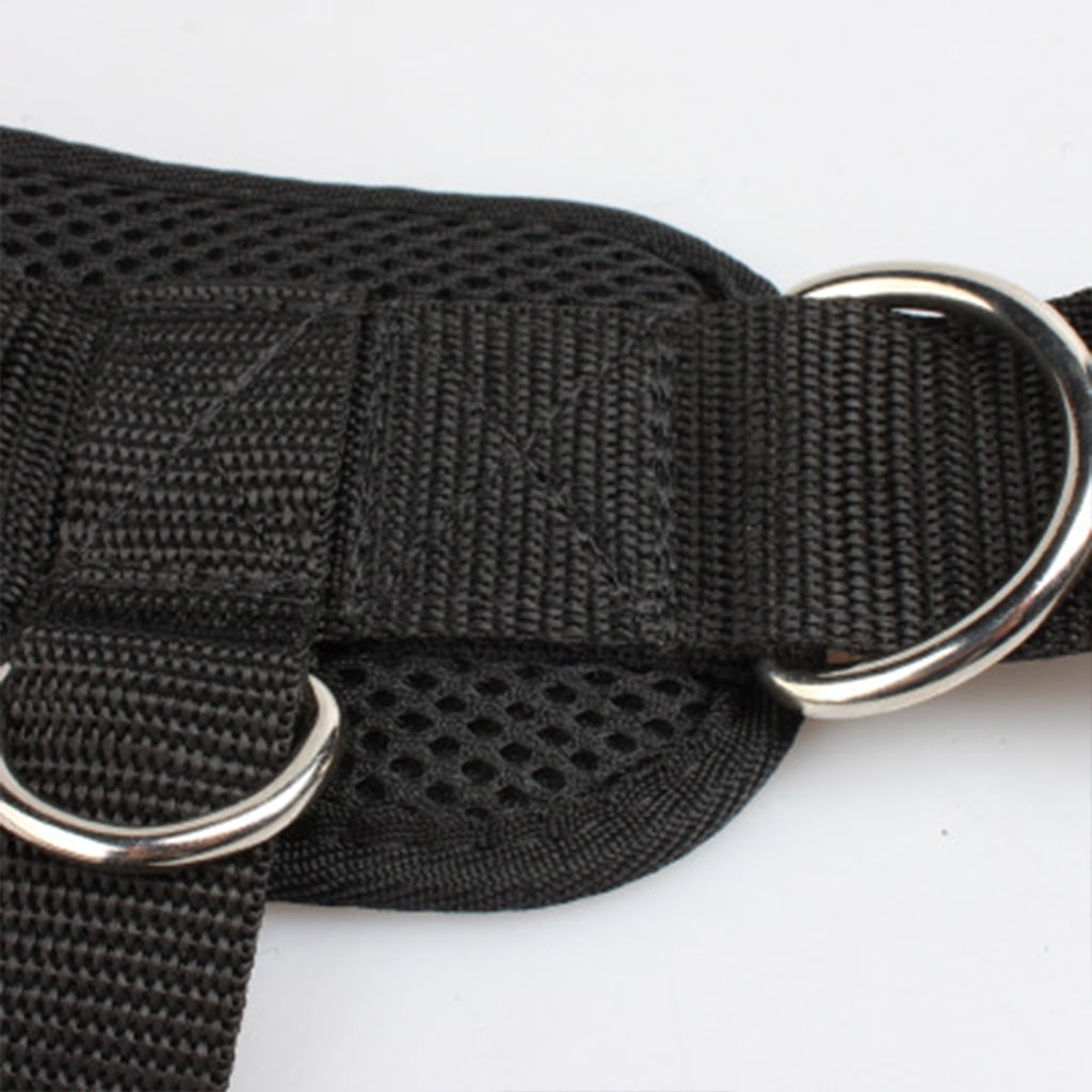 SIEYIO Adjustable 4 D-Ring Ankle Straps Gym Foot Cable Machine Fitness Thigh Glute Exercise Padded Ankle Cuffs Accessories