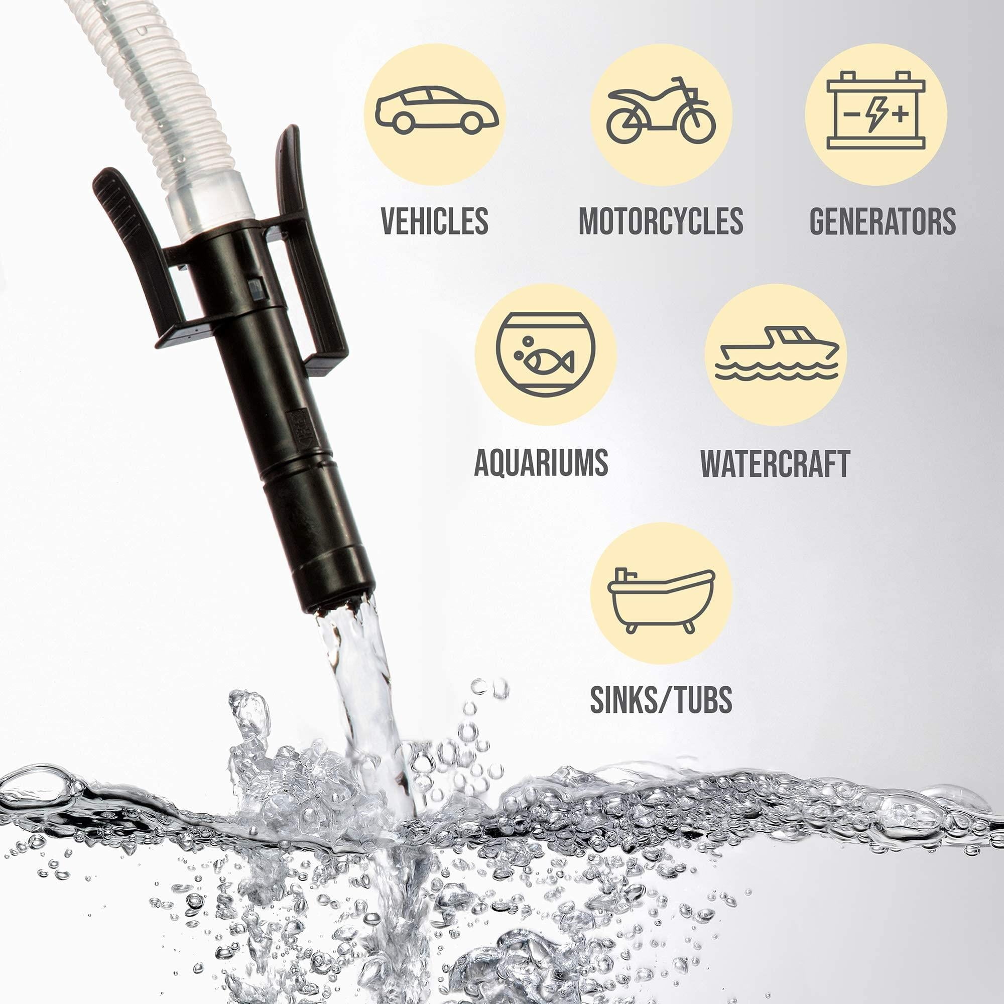 Deway Automatic Battery Powered Fuel Transfer Pump with Auto-Stop