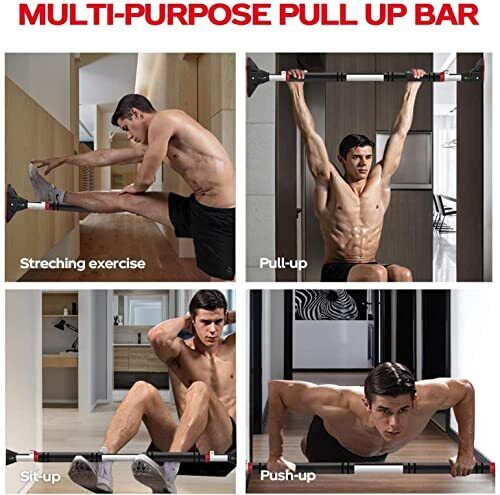 LADER Pull Up Bar for Doorway Body Workout No Screw Installation  Fitness