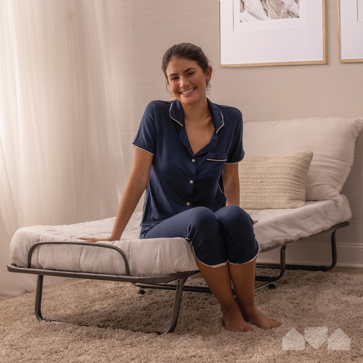 Milliard Lightweight Folding Cot with Mattress 31