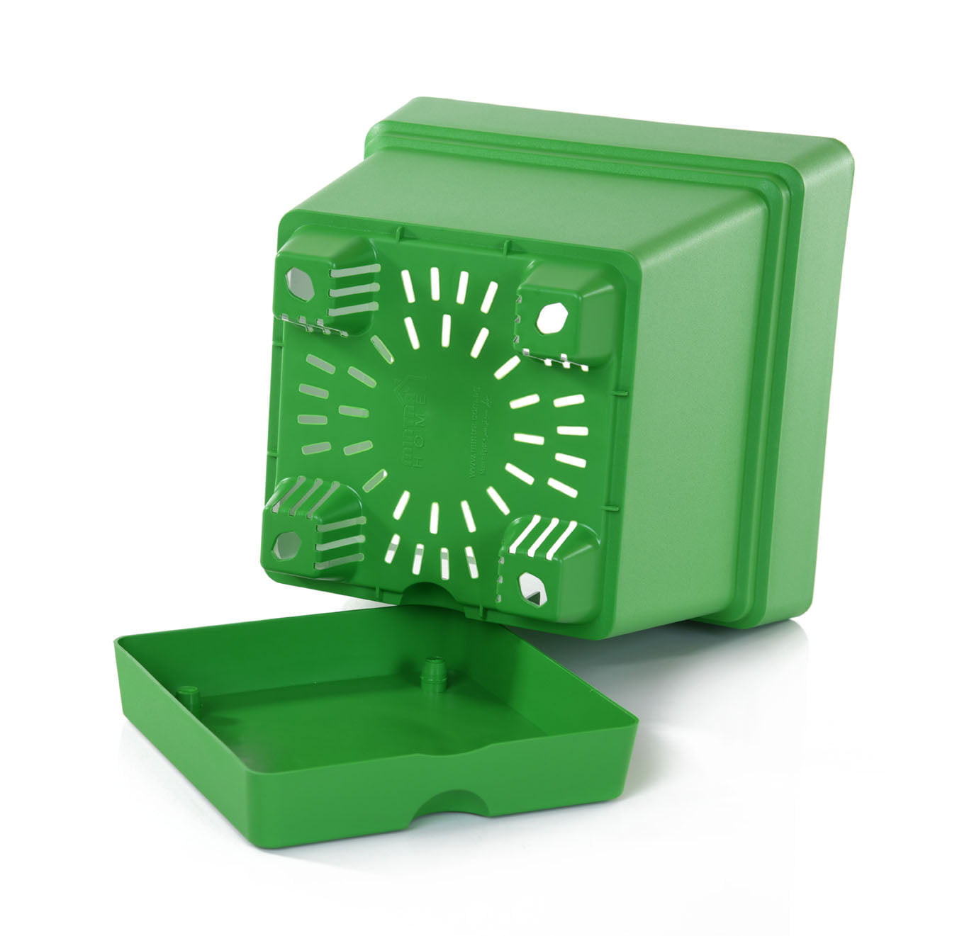 Mintra Home Garden Pots -Fuchsia Square Pot - 6.5inW x 6.5inH