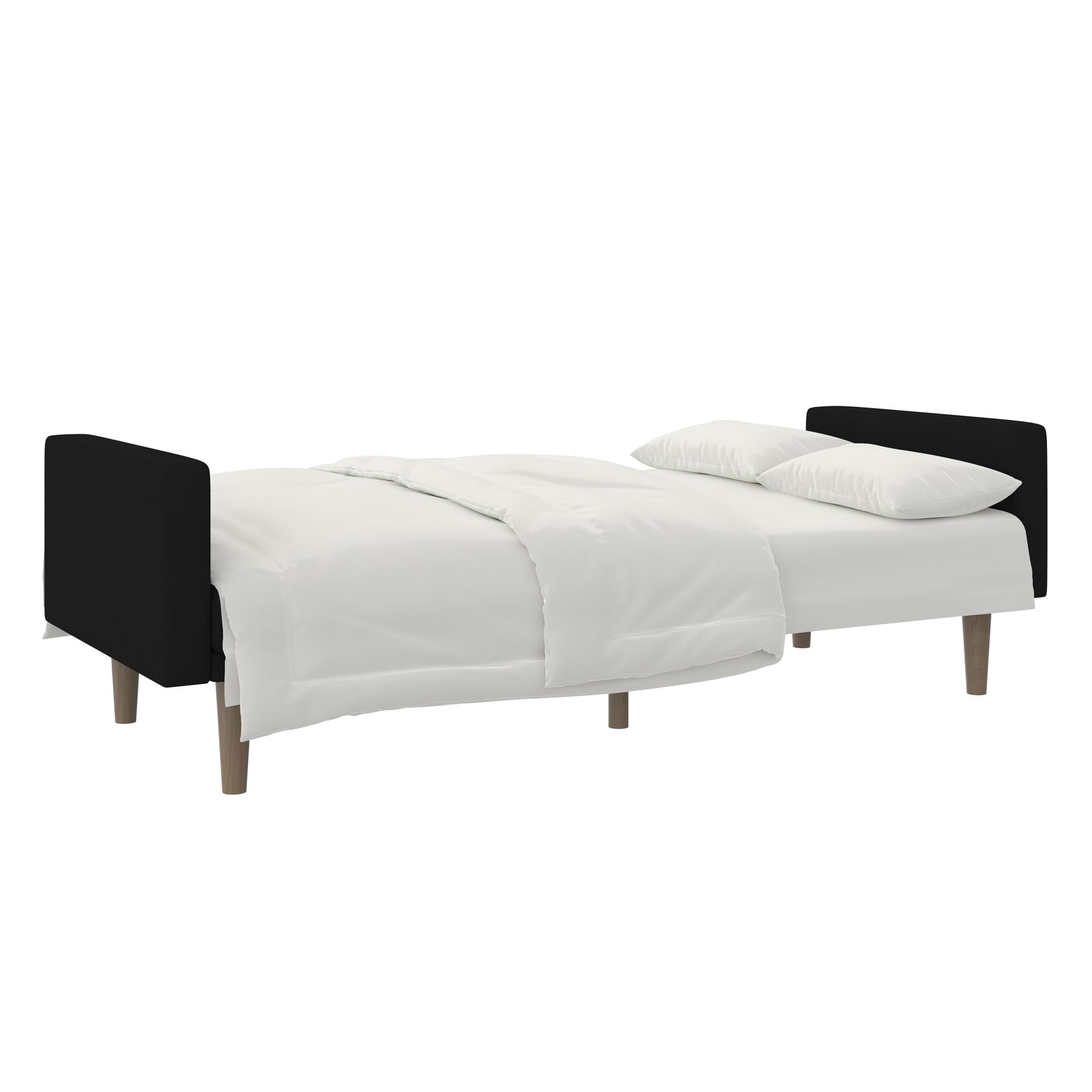 DHP Paxson Futon, Black Linen