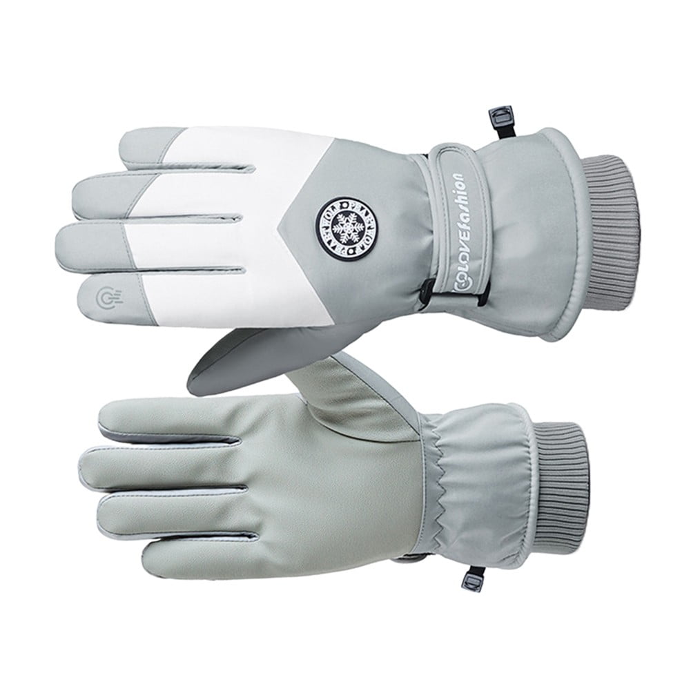 Ski Gloves, Winter Waterproof Warm Touchscreen Snow Gloves Mens, Womens, Boys, Girls, Kids