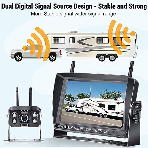 RV Backup Camera Wireless Easy Install: Plug&Play for Furrion Pre-Wired Syste...