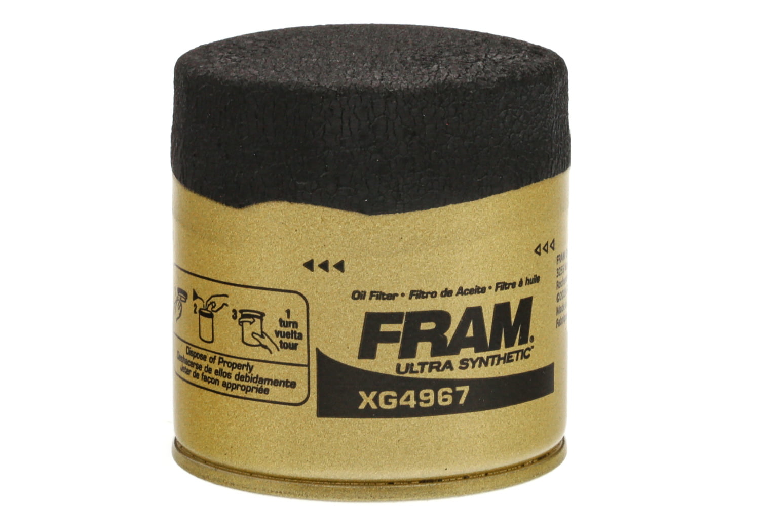 FRAM Ultra Synthetic Oil Filter, XG4967 Fits select: 2018-2023 TOYOTA RAV4, 2018-2023 TOYOTA CAMRY