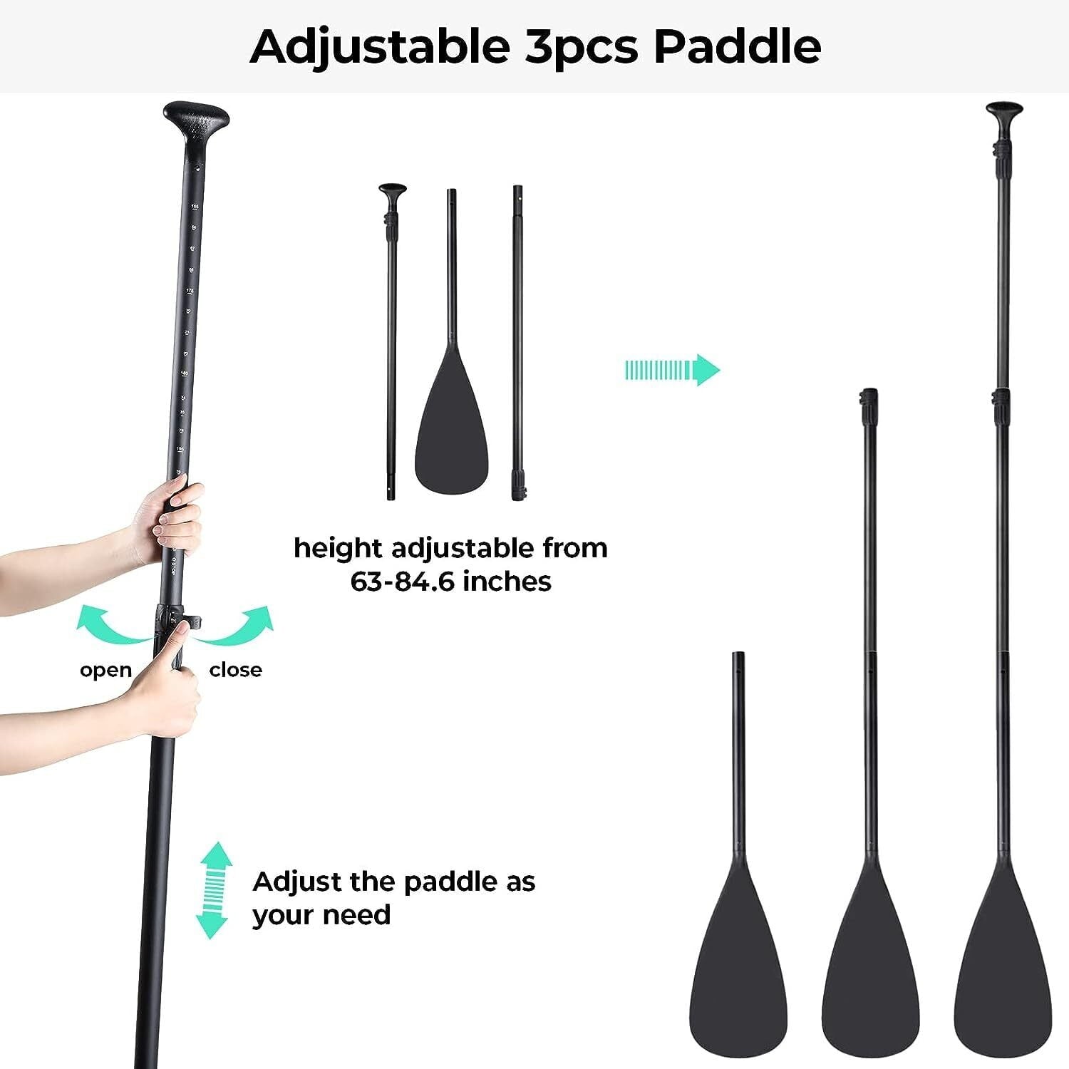 streakboard Inflatable Paddle Board Stand Up Paddle Board SUP with Complete Kit Non-Slip Deck