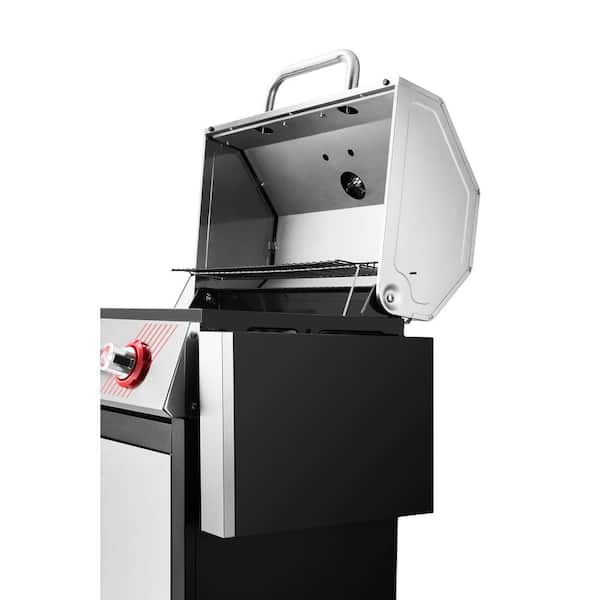 3-Burner Propane Gas Grill in Stainless Steel with TriVantage Multifunctional Cooking System