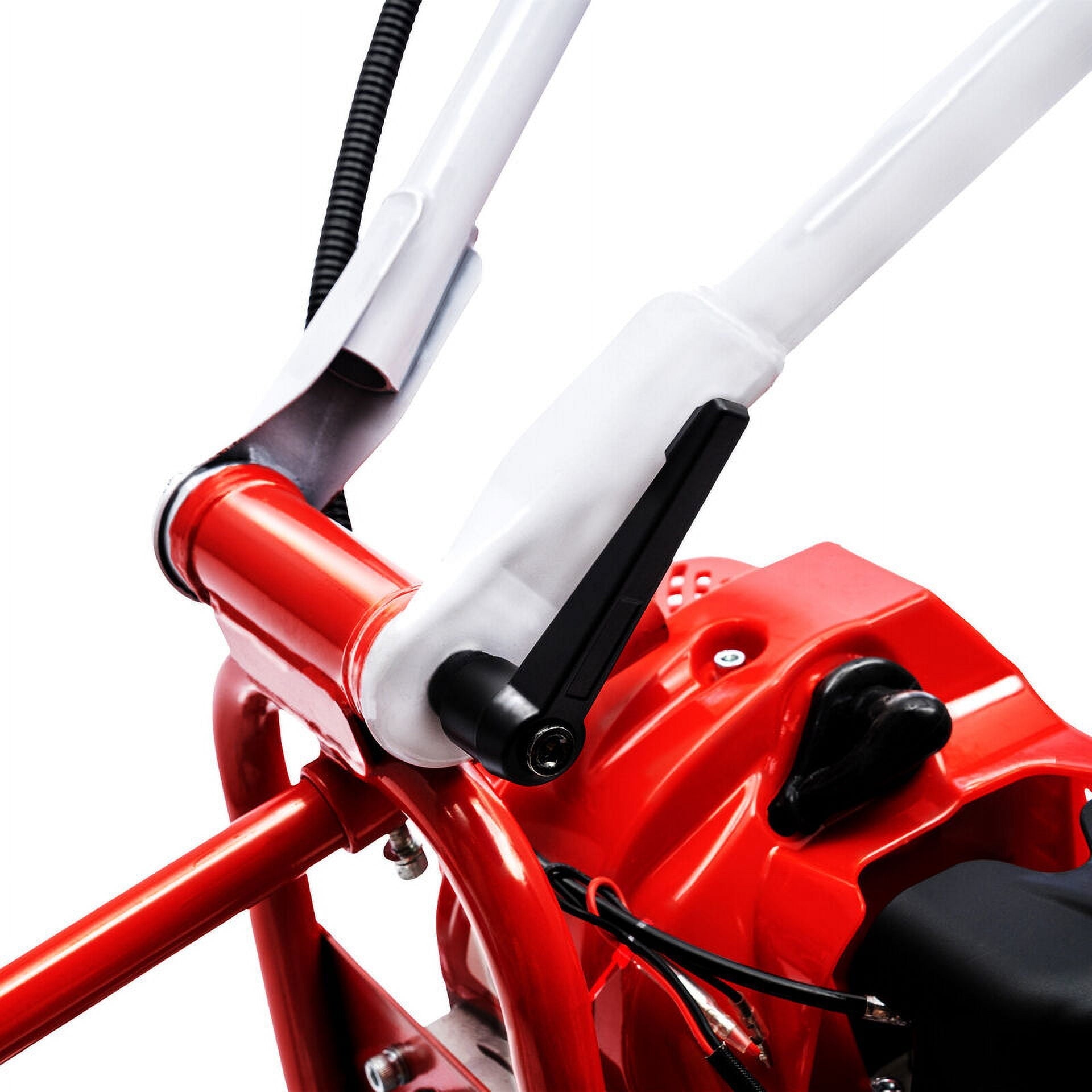 OUKANING 43cc 1.7hp Petrol Sweeper Handheld Lane Cleaner Snow Plow Snow Clearing Device