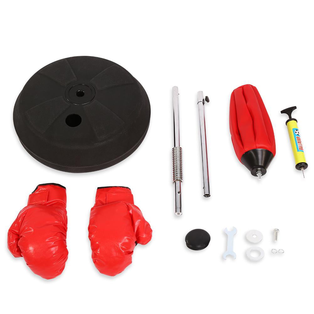 BuyWeek Punching Bag with Stand , Adjustable Height Free Standing Boxing Reflex Bag, Ideal for MMA Reflex Speed Training, Fitness,Boxing Equipment, Stress Relief & Fitness