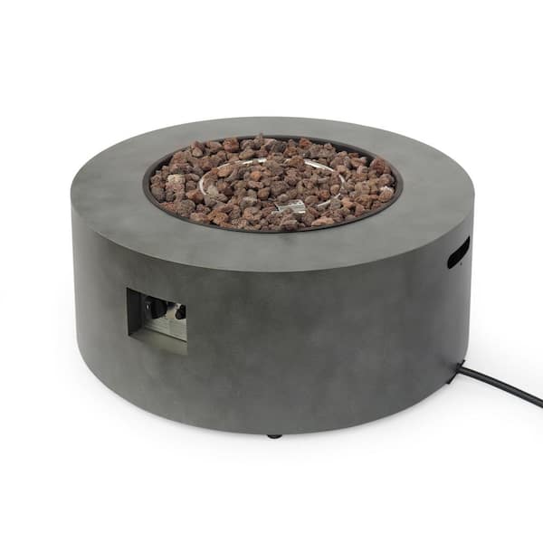 Reign Concrete Circular Metal Fire Pit (No Tank Holder)