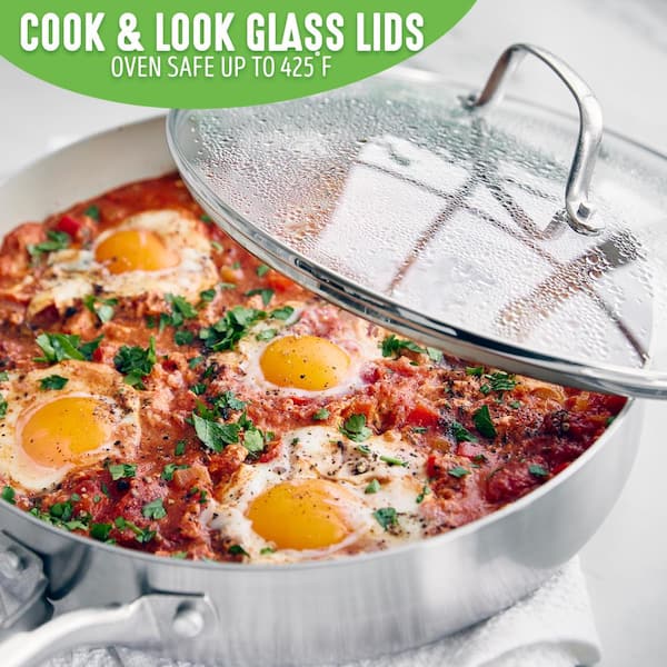 10-Piece Stainless Steel Pro Cookware Set