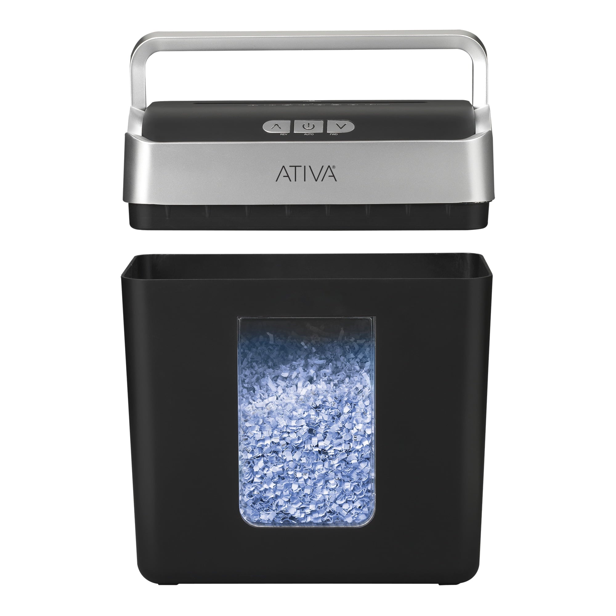 Ativa® 8 Sheet Micro-Cut Lift-Off Shredder With Handle, OMM83B