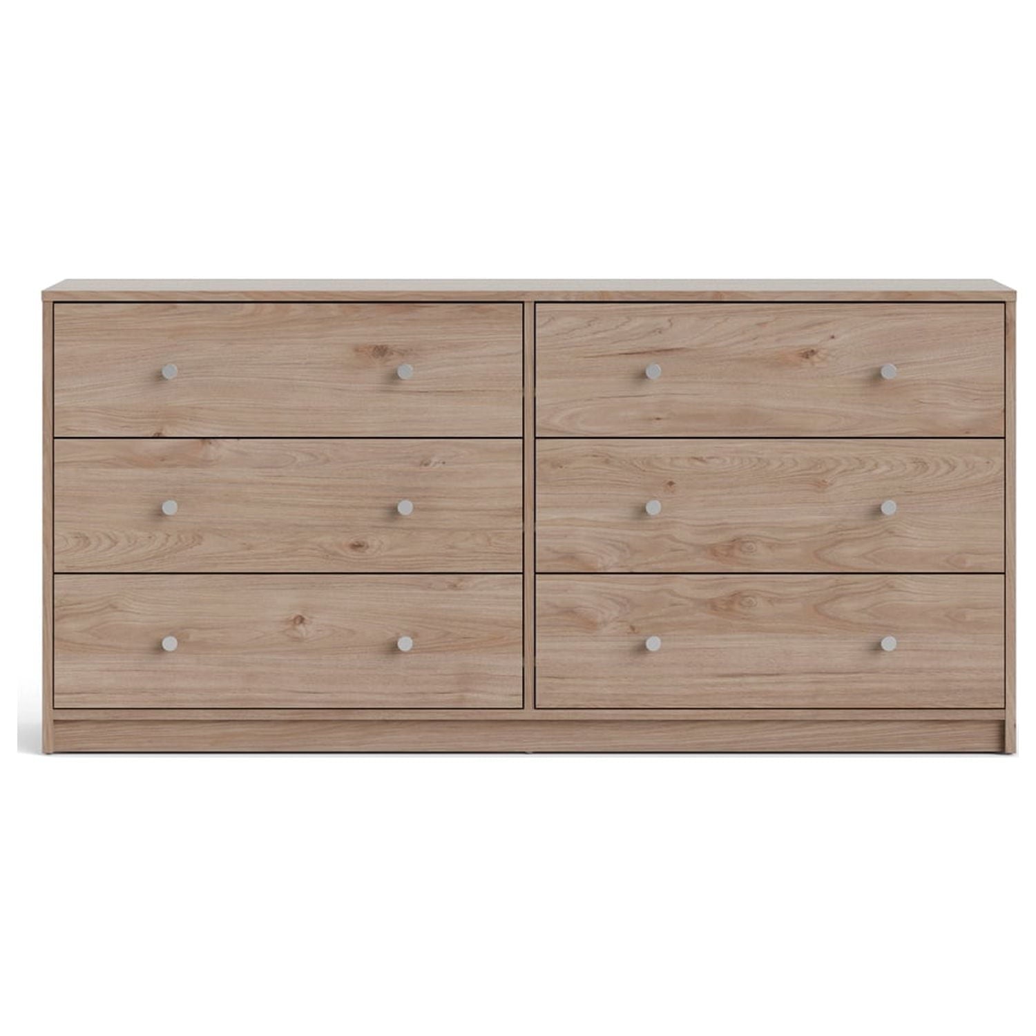 Studio 6 Drawer Double Dresser, Coffee