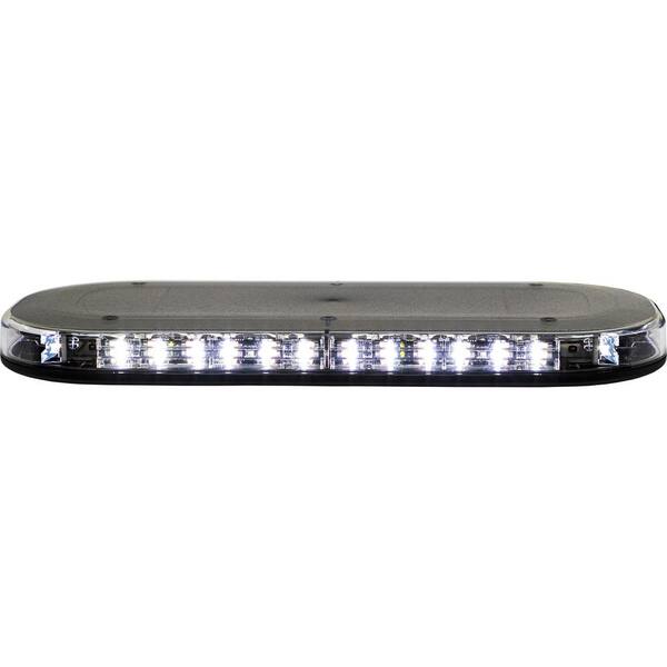 Class 1 Low Profile Oval LED Mini Light Bar - Amber/Clear