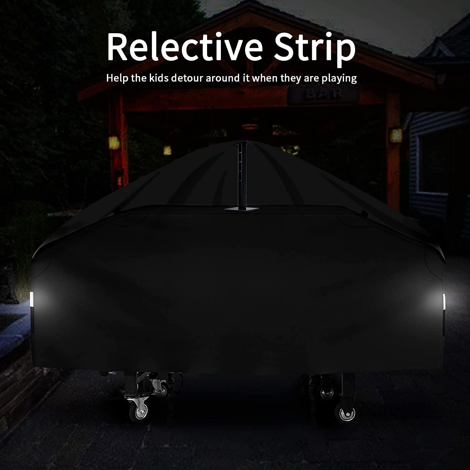 28 inch Griddle Cover for Blackstone, 600D Anti-Fade Waterproof Flat Top Grill Cover for Blackstone 28 inch Griddle Cooking Station with Single Shelf without Hood, Come with Support Pole, Black