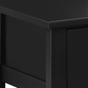 Alden Design Wooden Entryway Console Table with Storage Drawer, Black