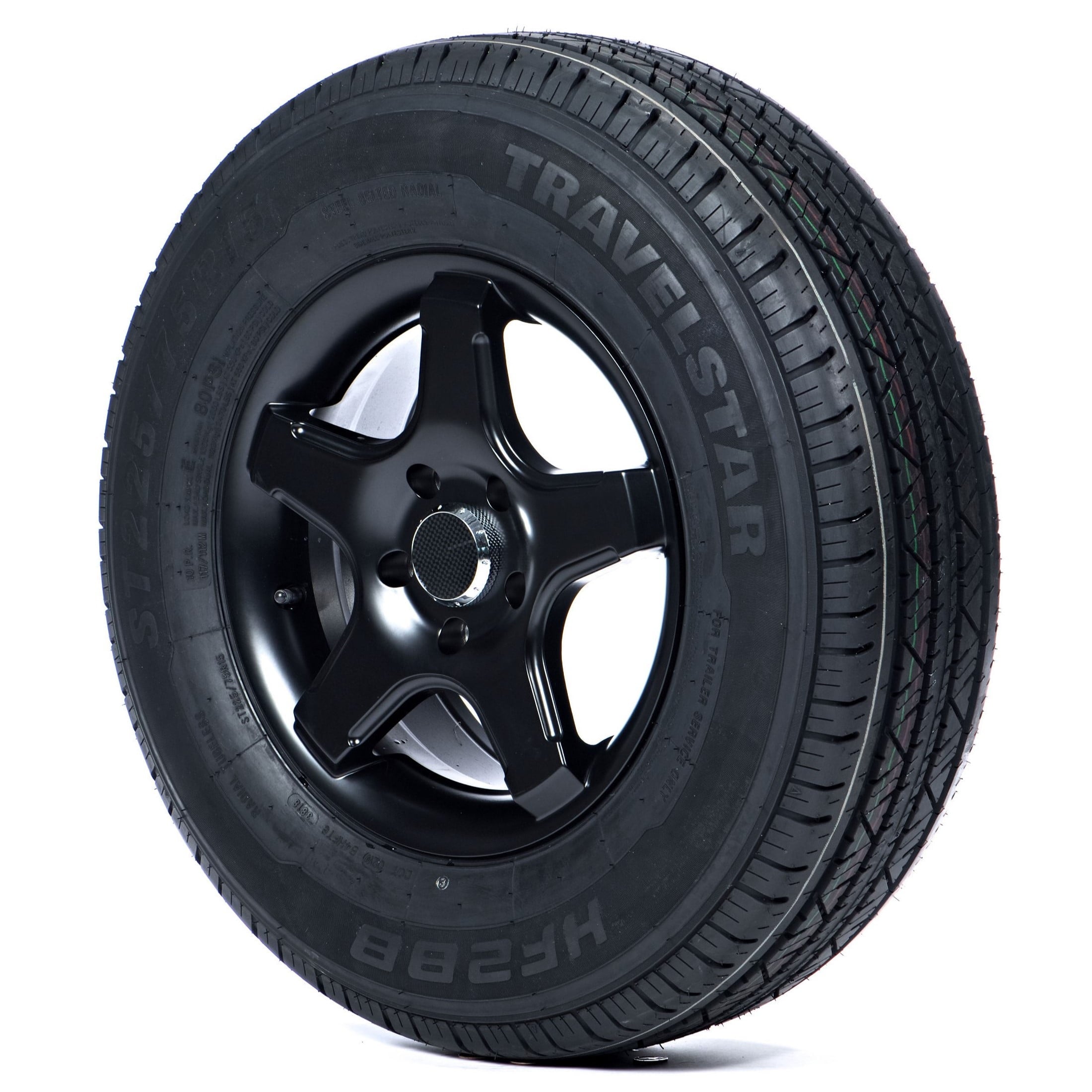 Travelstar HF288 ST205/75R15 8 Ply 107M Load Range D Radial Trailer Tire - ST 205/75/15 205/75R15 (Tire Only)