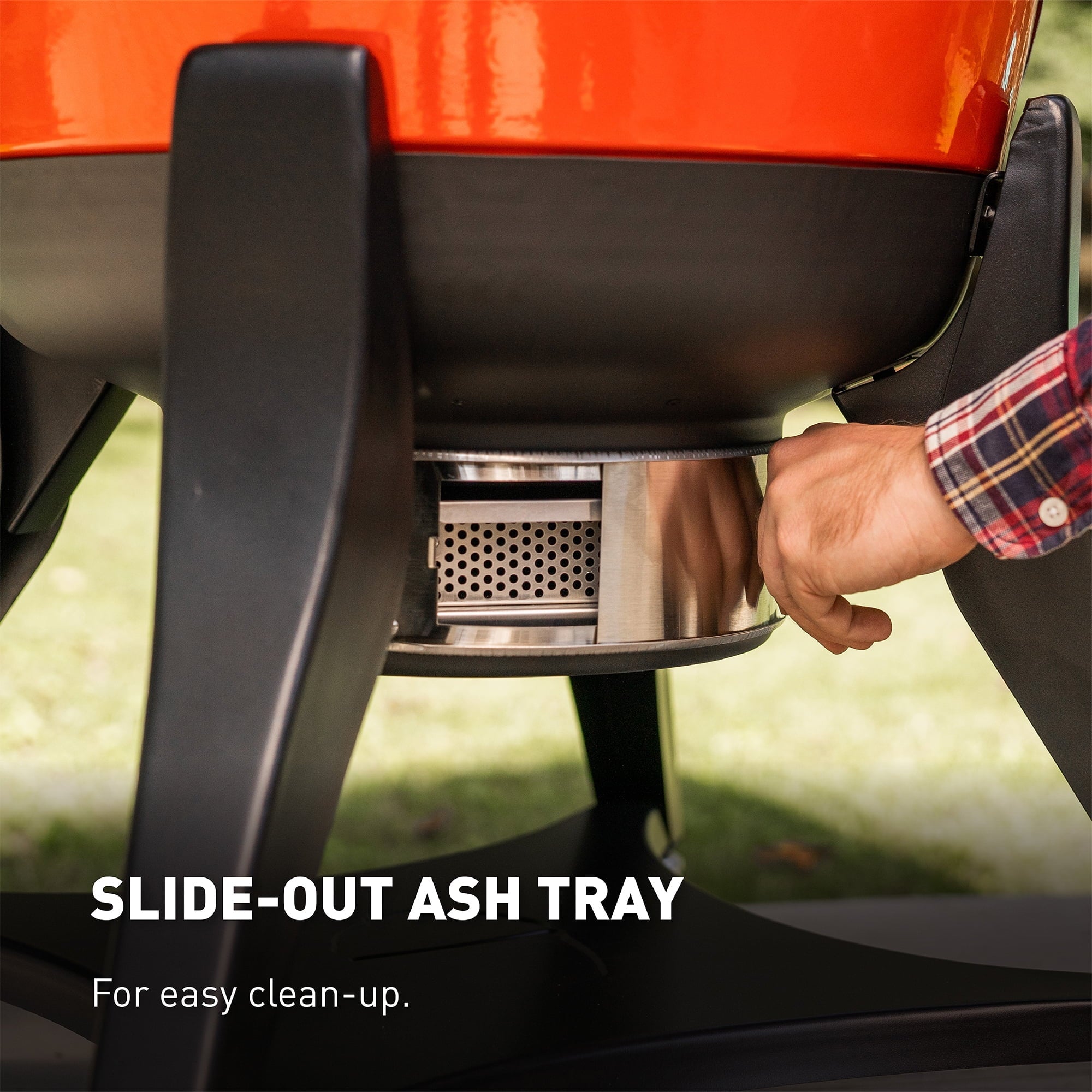 Kamado Joe Kettle Joe 22 in. Charcoal Grill in Red with Hinged Lid, Cart, and Side Shelves