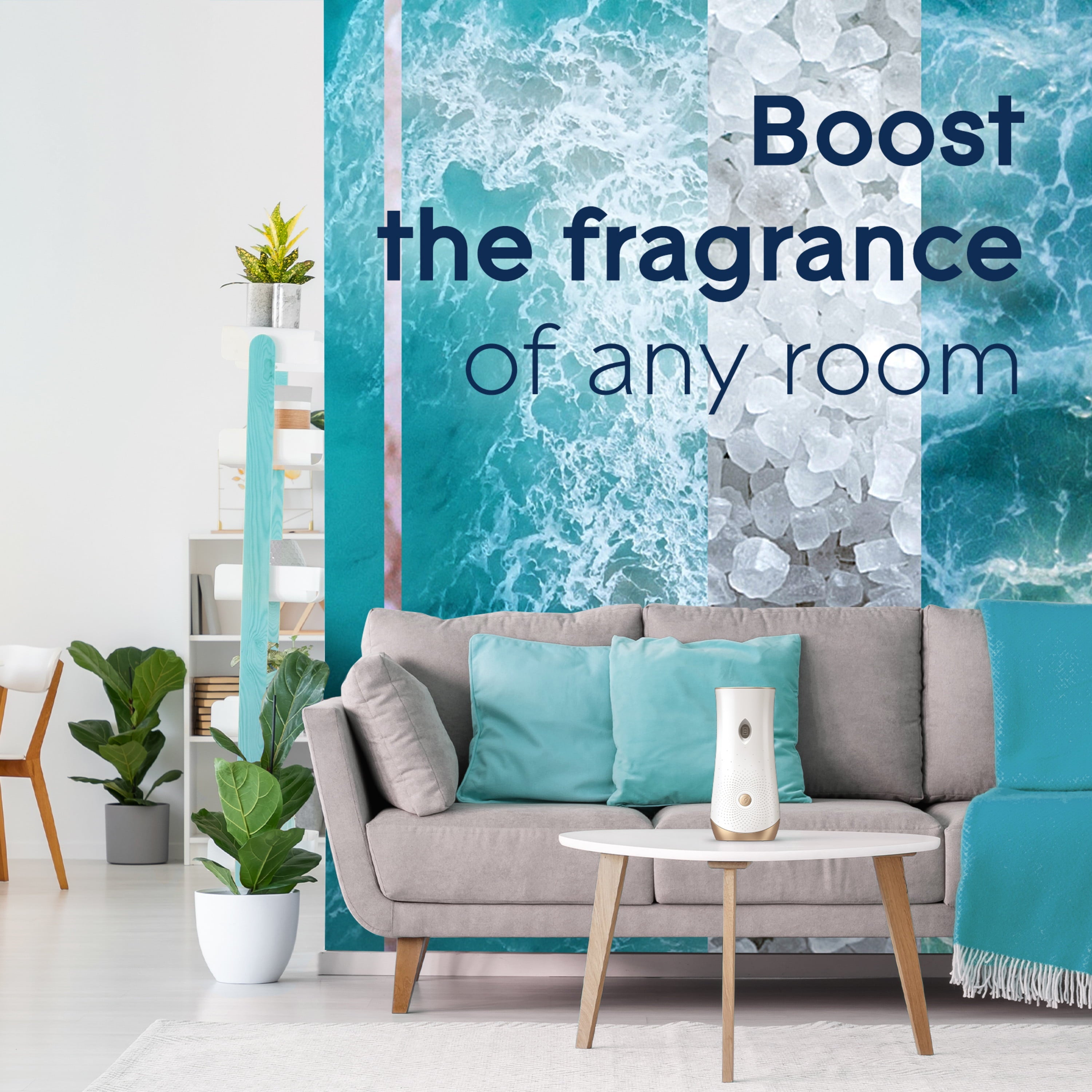 Glade Automatic Spray Refills, Air Freshener, Sky & Sea Salt, 6.2 Oz Each, Pack of 2