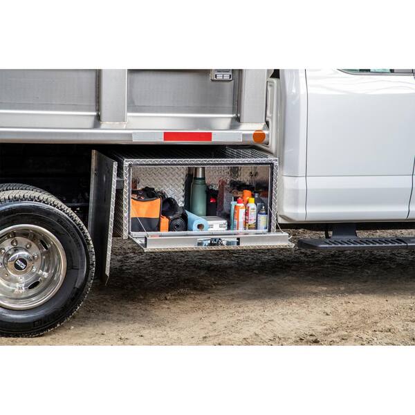 18 in. x 18 in. x 36 in. Diamond Plate Tread Aluminum Underbody Truck Tool Box