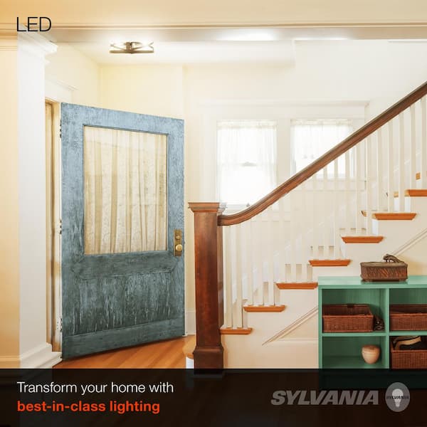 Wellesley 11 in. Double Bulb Antique Black Ceiling Flush Mount with 2 Edison 6.5-Watt LED Light Bulbs Included