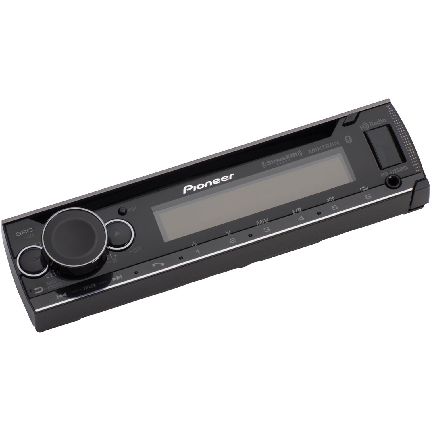 Pioneer DEH-S7200BHS Single-DIN In-Dash CD Receiver with Bluetooth, HD Radio, and SiriusXM Ready