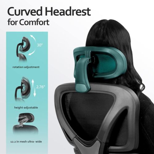 BIG SALE! Ergonomic Home Office Chair High Back Gaming Chair Headrest & Armrests
