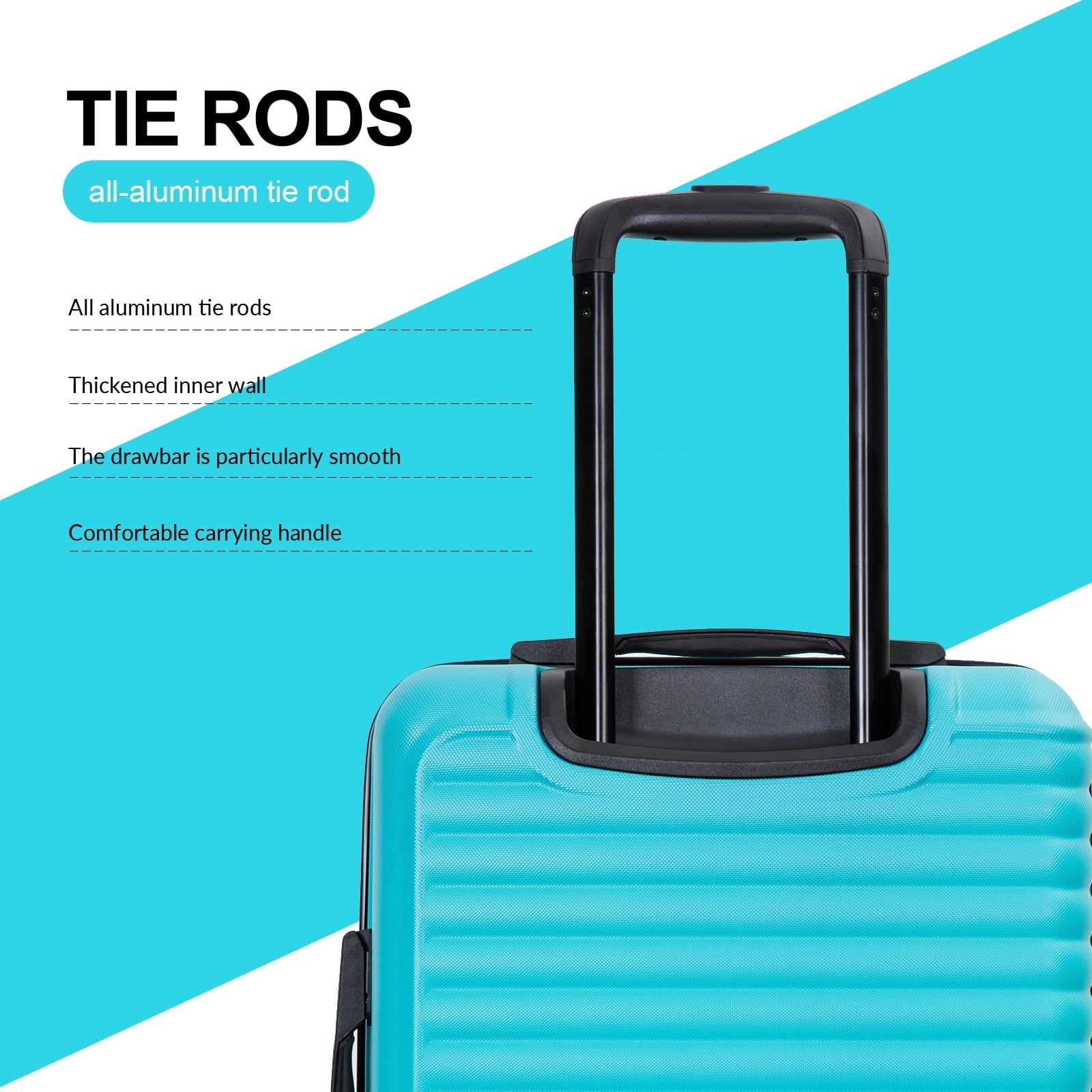 Travelhouse Underseat Hardshell Carry On Luggage 20