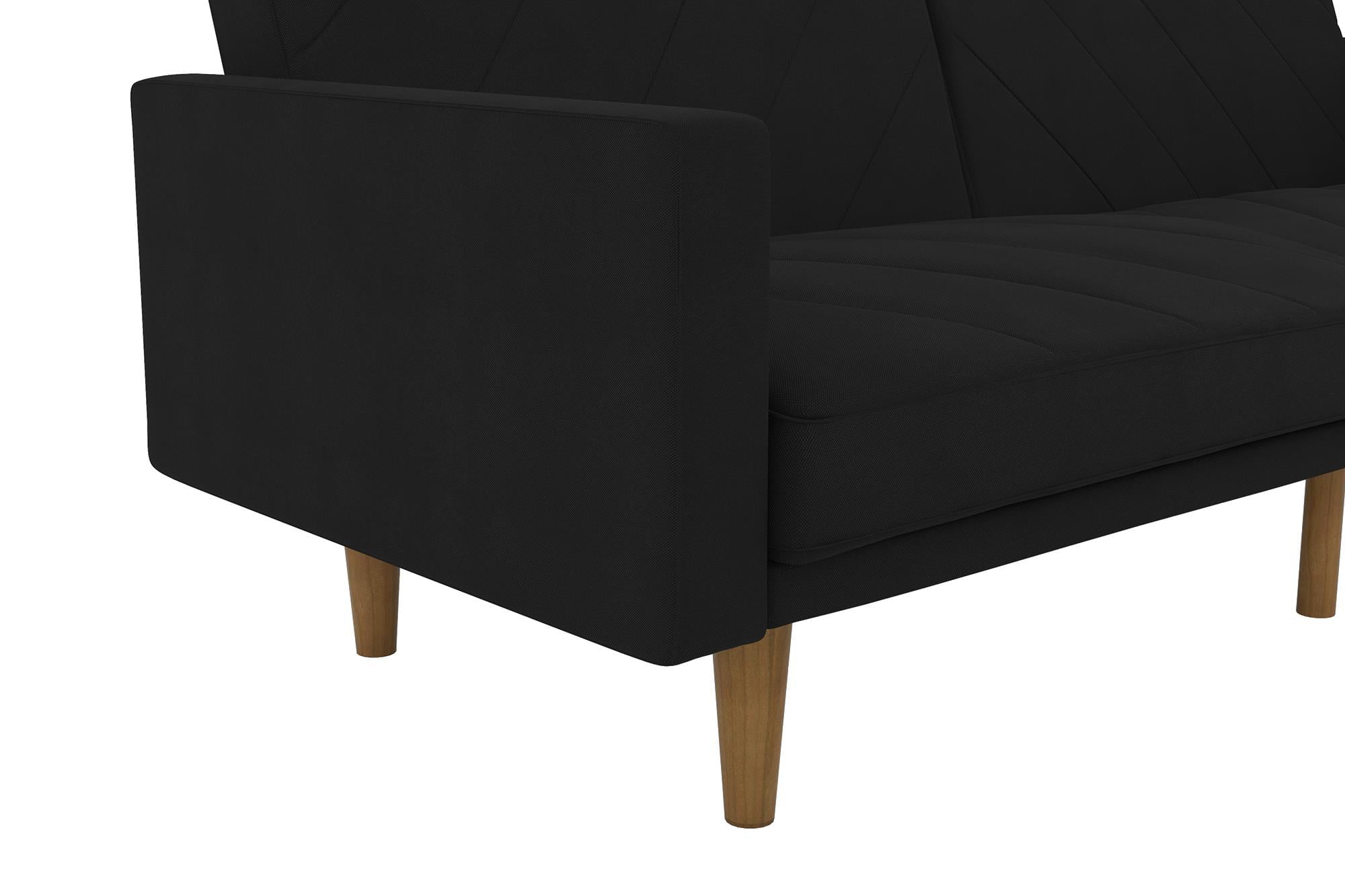 DHP Paxson Futon, Black Linen