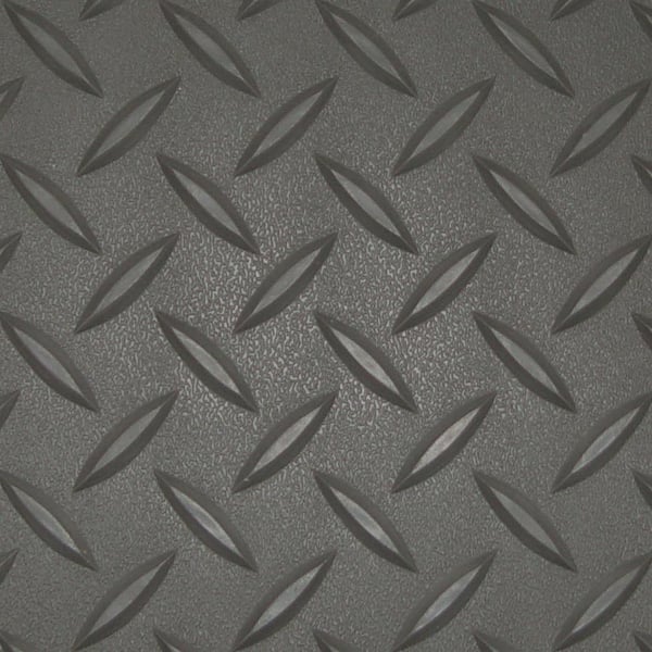 7.5 ft. x 20 ft. Charcoal Textured PVC Large Car Mat