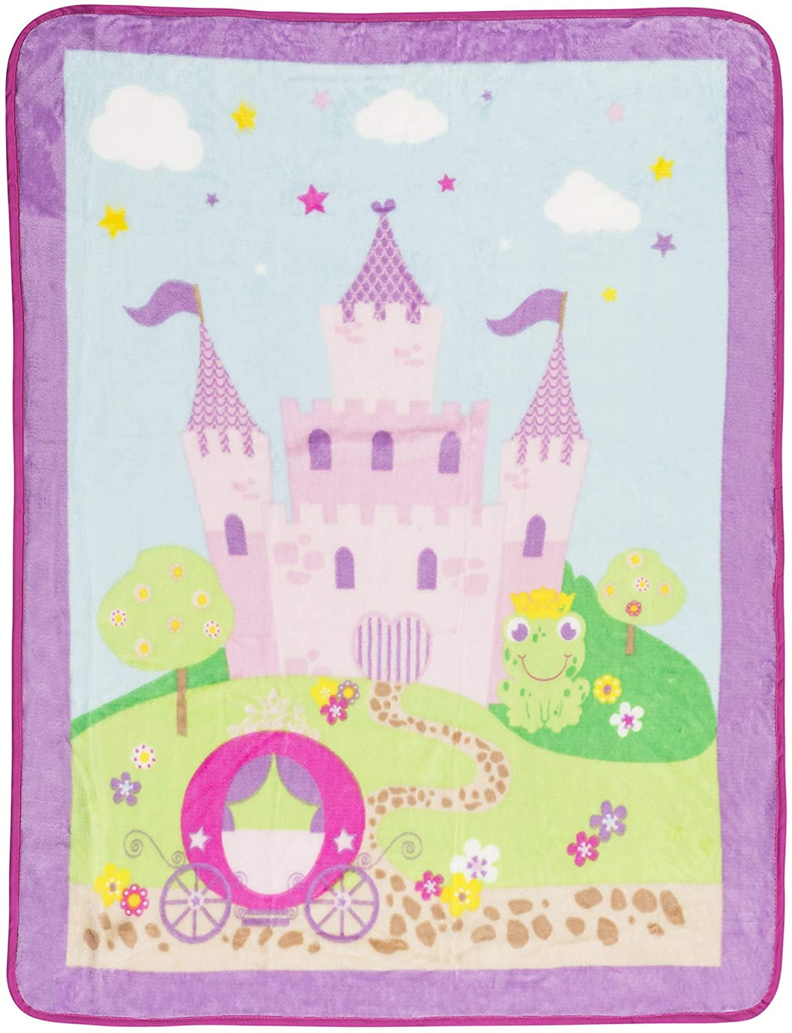 Everyday Kids Toddler Throw Blanket - Princess Storyland