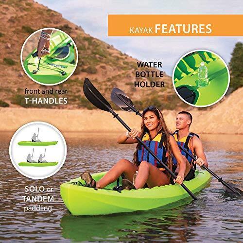 Kokanee Sit-On-Top Kayak, Lime, 10'6"