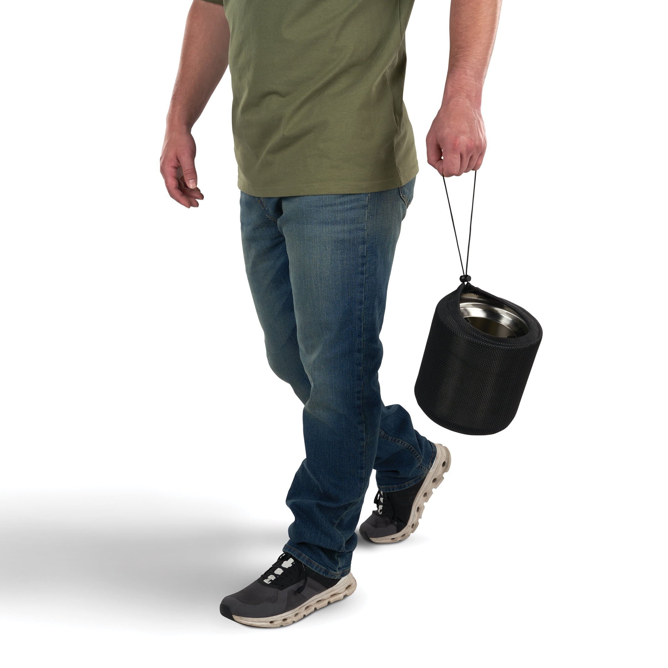 Ozark Trail 7''D Stainless Steel Integrated Wood-burning Camp Firepit