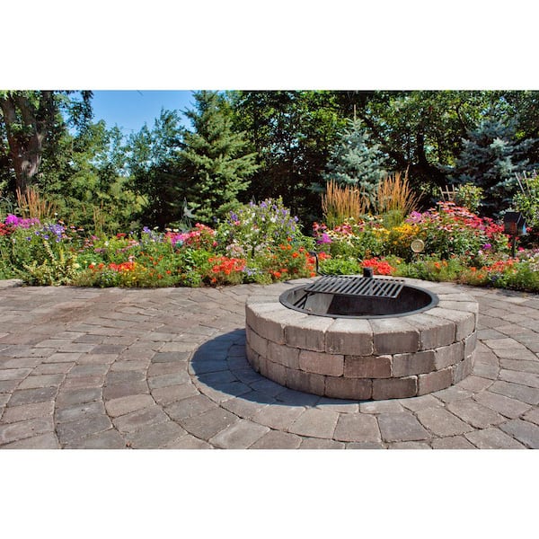 Grand 48 in. Fire Pit Kit in Santa Fe with Cooking Grate